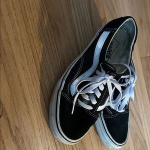 Vans Classic Black and White Mule Low-Tops